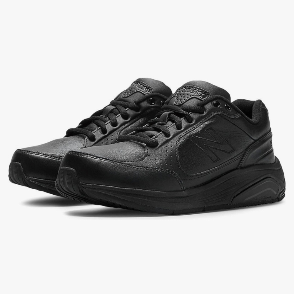 New Balance 928 Lace-up Walking Shoes Black Leather Womens z 9 Mens Size 7.5